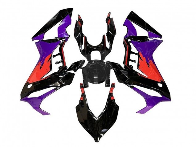 Migliori Carena Moto Honda CBR650R 2019-2020 - Viola Rosso Nero Lucido