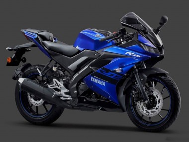 Migliori Carena Moto Yamaha YZF R15 2018-2024 - Blu Nero Bianco