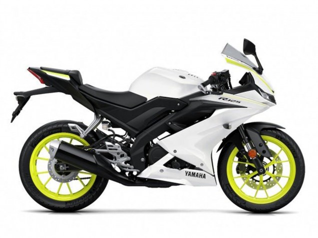 Migliori Carena Moto Yamaha YZF R125 2019-2024 - Bianco Giallo