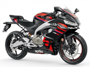 Migliori Carena Moto Aprilia RS457 2024-2025 - Nero Opaco Rosso