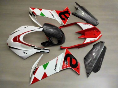 Migliori Carena Moto Aprilia RS660 2020-2024 - Bianco Rosso Nero Fibra di Carbonio Verde