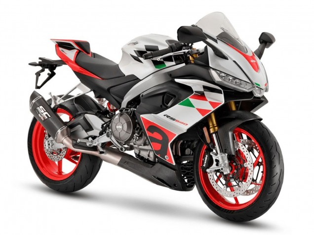 Migliori Carena Moto Aprilia RS660 2020-2024 - Bianco Rosso Nero Fibra di Carbonio Verde