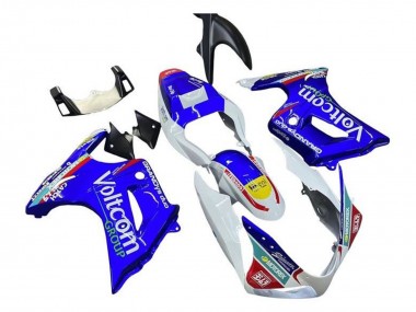 Migliori Carena Moto Suzuki SV650 2003-2013 - Bianco Blu Voltcom