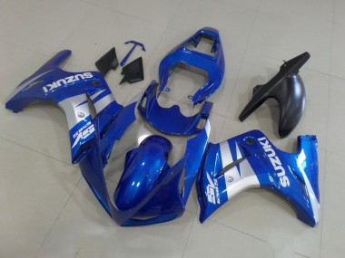 Migliori Carena Moto Suzuki SV650 2003-2013 - Blu Argento Bianco