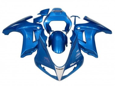 Migliori Carena Moto Suzuki SV650 2003-2013 - Blu Bianco