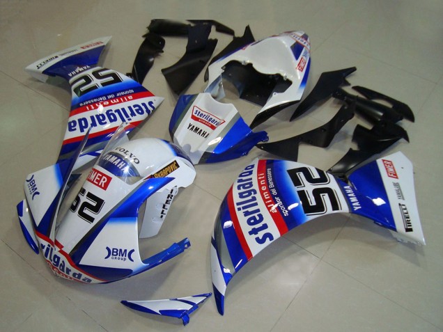 Migliori Carena Moto Yamaha YZF R1 2009-2011 - Bianco Blu Rosso Nero Sterilgarda