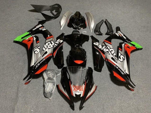 Migliori Carena Moto Kawasaki ZX10R 2016-2020 - Nero Lucido Rosso Argento Verde