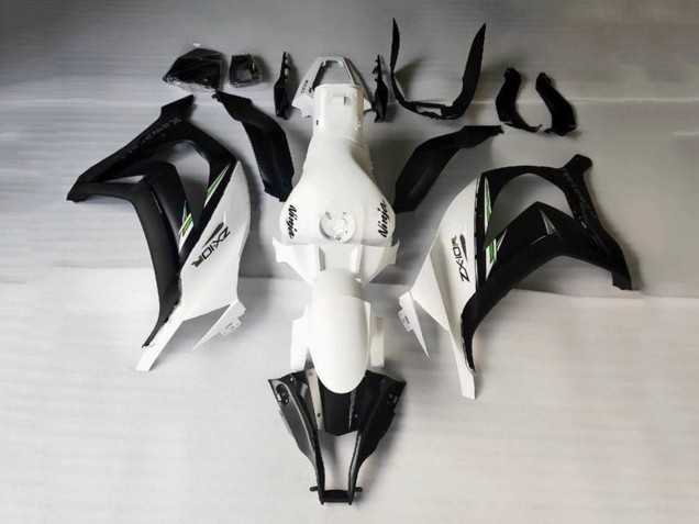 Migliori Carena Moto Kawasaki ZX10R 2016-2020 - Bianco Nero Verde Banda