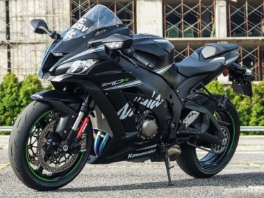 Migliori Carena Moto Kawasaki ZX10R 2016-2020 - Nero Opaco Bianco Verde