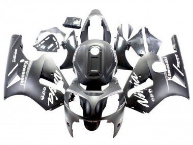 Migliori Carena Moto Kawasaki ZX12R 2000-2001 - Nero Opaco Bianco
