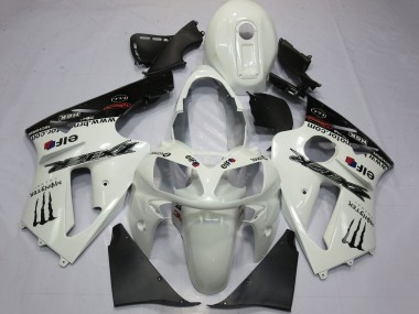 Migliori Carena Moto Kawasaki ZX12R 2000-2001 - Bianco Perla Nero Elf Mostro Energy
