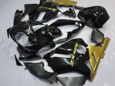Migliori Carena Moto Kawasaki ZX12R 2002-2006 - Nero Lucido Oro