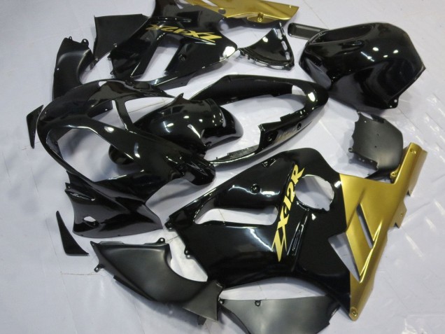 Migliori Carena Moto Kawasaki ZX12R 2002-2006 - Nero Lucido Oro