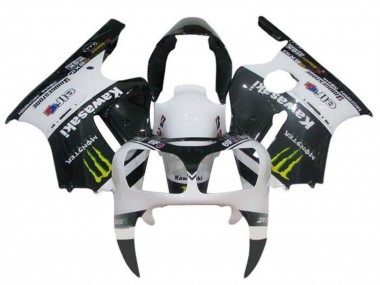 Migliori Carena Moto Kawasaki ZX12R 2002-2006 - Bianco Nero Giallo Mostro