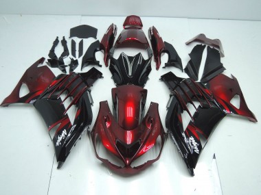 Migliori Carena Moto Kawasaki ZX14R ZZR1400 2012-2024 - Rosso Nero Lucido Bianco Ninja