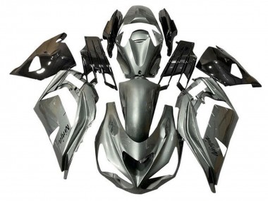 Migliori Carena Moto Kawasaki ZX14R ZZR1400 2012-2024 - Metallico Argento Nero