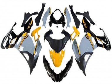 Migliori Carena Moto Kawasaki Ninja 400 2018-2024 - Nardo Grigio Arancia Nero