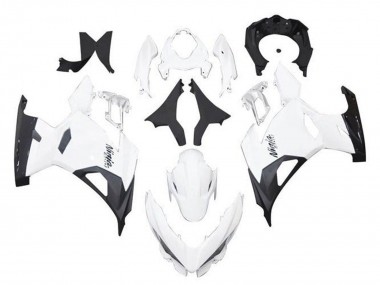 Migliori Carena Moto Kawasaki Ninja 400 2018-2024 - Bianco Nero