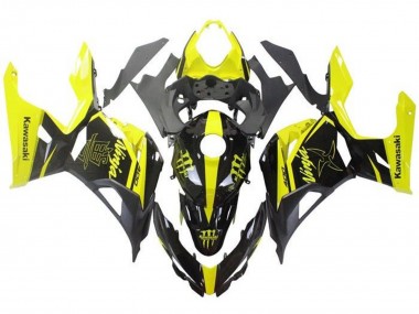 Migliori Carena Moto Kawasaki Ninja 400 2018-2024 - Giallo Nero Mostro