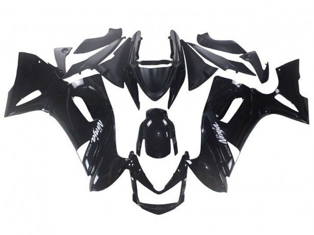 Migliori Carena Moto Kawasaki Ninja 650 EX650 2006-2008 - Nero Lucido Bianco Ninja 650R