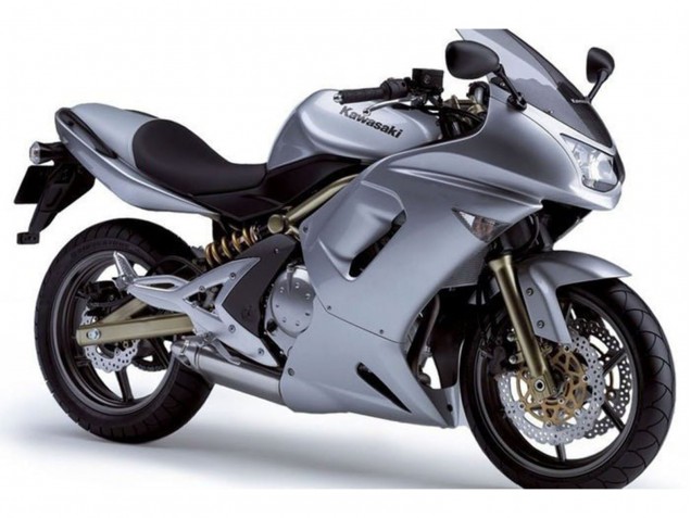 Migliori Carena Moto Kawasaki Ninja 650 EX650 2006-2008 - Metallico Argento