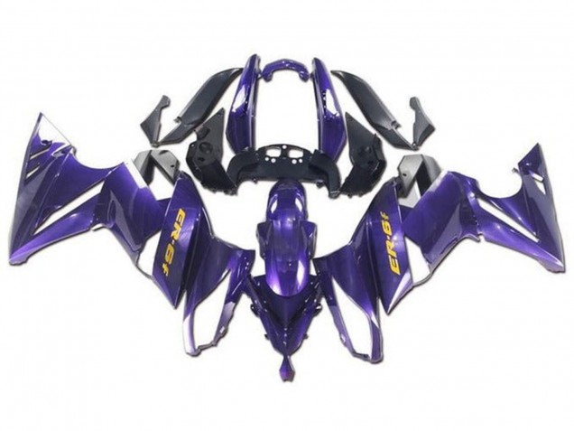 Migliori Carena Moto Kawasaki Ninja ER6F 2009-2011 - Viola Giallo