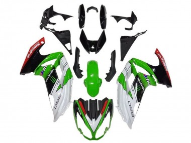 Migliori Carena Moto Kawasaki Ninja 650 EX650 2012-2016 - Bianco Verde Nero Rosso Mostro