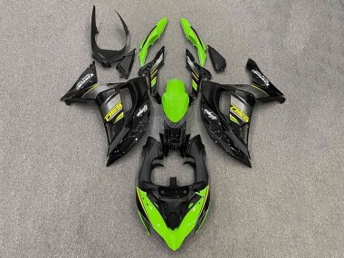 Migliori Carena Moto Kawasaki Ninja 650 EX650 2017-2019 - Verde Giallo Grigio Nero