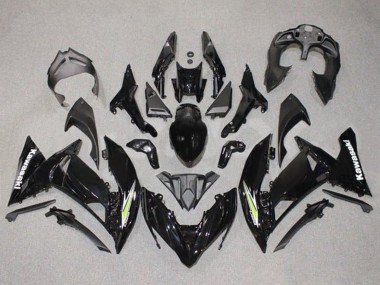 Migliori Carena Moto Kawasaki Ninja 650 EX650 2017-2019 - Nero Bianco Verde Bianco