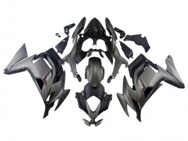 Migliori Carena Moto Kawasaki Ninja 650 EX650 2020-2024 - Grigio Opaco Nero Opaco