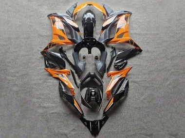 Migliori Carena Moto Kawasaki Ninja 650 EX650 2020-2024 - Arancia Nero