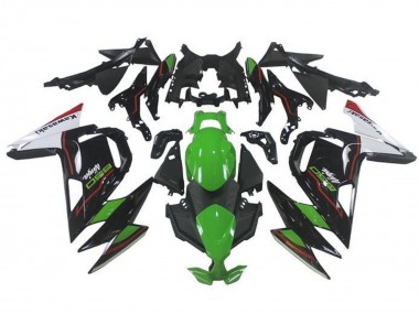 Migliori Carena Moto Kawasaki Ninja 650 EX650 2020-2024 - Verde Nero Bianco Rosso