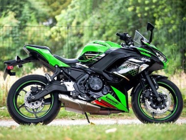 Migliori Carena Moto Kawasaki Ninja 650 EX650 2020-2024 - Verde Nero Rosso Honeycomb