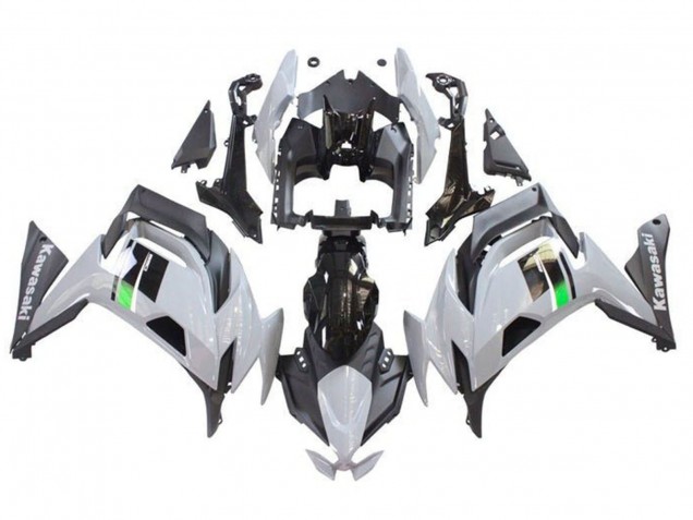 Migliori Carena Moto Kawasaki Ninja 650 EX650 2020-2024 - Grigio Verde Nero