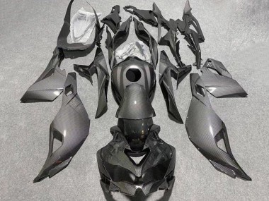 Migliori Carena Moto Kawasaki ZX25R ZX-25R 2019-2025 - Nero Falso Fibra di Carbonio