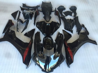 Migliori Carena Moto Yamaha YZF R1 2015-2019 - Nero Lucido Rosso