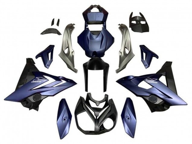 Migliori Carena Moto BMW S1000RR 2015-2016 - Argento Blu Opaco Nero Opaco