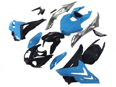 Migliori Carena Moto BMW S1000RR 2015-2016 - Argento Blu Nero Opaco