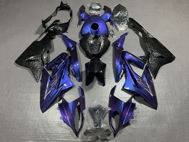 Migliori Carena Moto BMW S1000RR 2015-2016 - Viola Falso Forgiato Fibra di Carbonio
