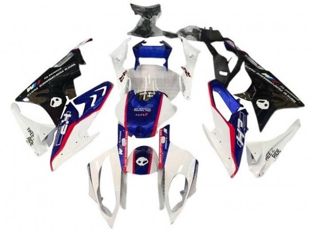 Migliori Carena Moto BMW S1000RR 2015-2016 - Bianco Blu Rosso Alien