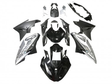 Migliori Carena Moto BMW S1000RR 2015-2016 - Argento Nero Lucido Nero Opaco