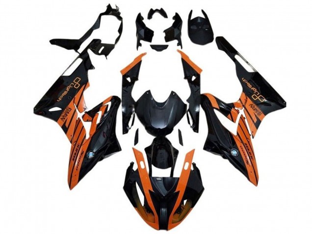 Migliori Carena Moto BMW S1000RR 2015-2016 - Arancia Nero Lucido