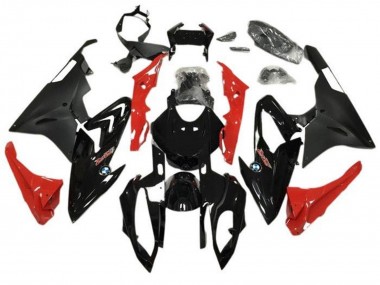 Migliori Carena Moto BMW S1000RR 2015-2016 - Nero Lucido Nero Opaco Rosso