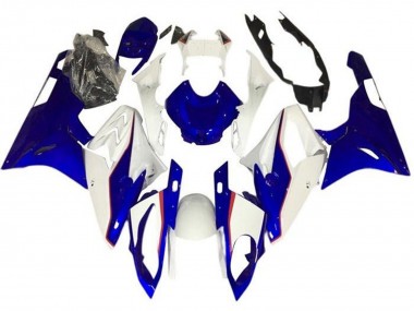 Migliori Carena Moto BMW S1000RR 2017-2018 - Bianco Blu Rosso Gessato