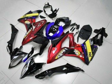 Migliori Carena Moto BMW S1000RR 2017-2018 - Giallo Blu Rosso Nero Squalo