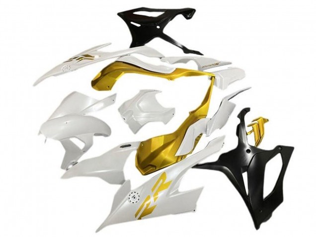 Migliori Carena Moto BMW S1000RR 2019-2022 - Bianco Oro Nero Opaco