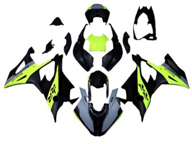 Migliori Carena Moto BMW S1000RR 2019-2022 - Nero Opaco Grigio Neon Giallo
