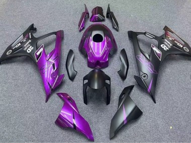 Migliori Carena Moto BMW S1000RR 2019-2022 - Nero Opaco Viola