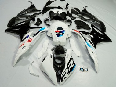 Migliori Carena Moto BMW S1000RR 2023-2024 - Bianco Azzurro Chiaro Rosso Nero Lucido