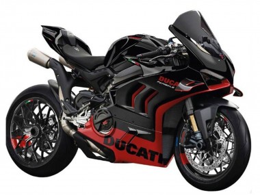 Migliori Carena Moto Ducati Panigale V4 V4S 2022-2024 - Nero Rosso